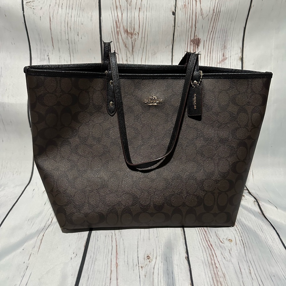 Reversible Coach Tote